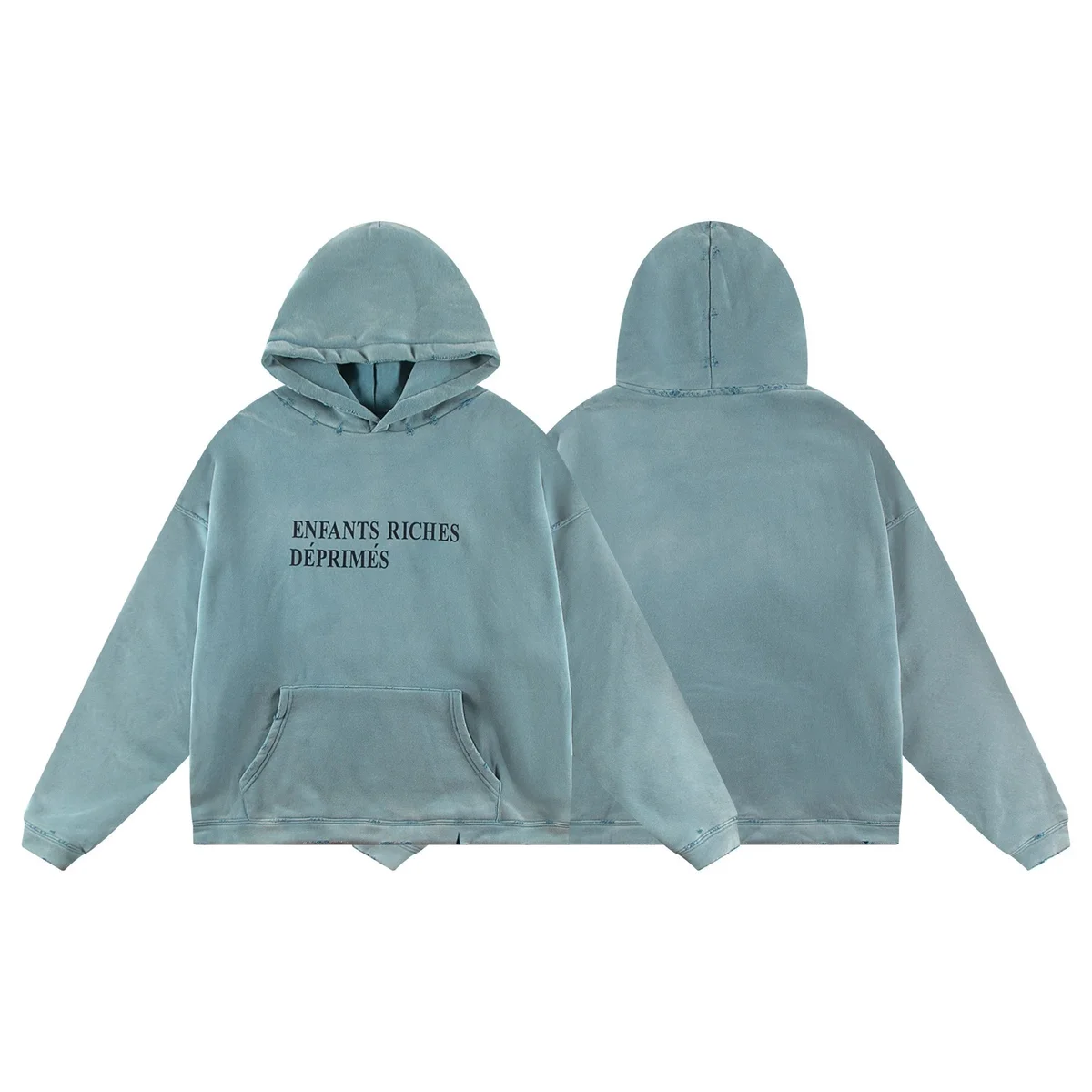 Enfants Riches Déprimés Enfants Riches Déprimés Hoodie 8721 Washed Green Green - 1