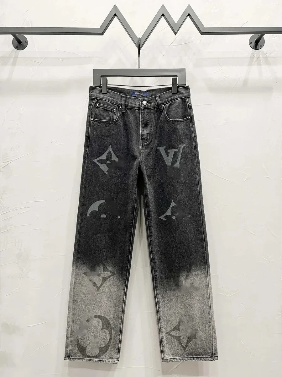 Louis Vuitton Louis Vuitton Monogram Black Fade Jeans Black