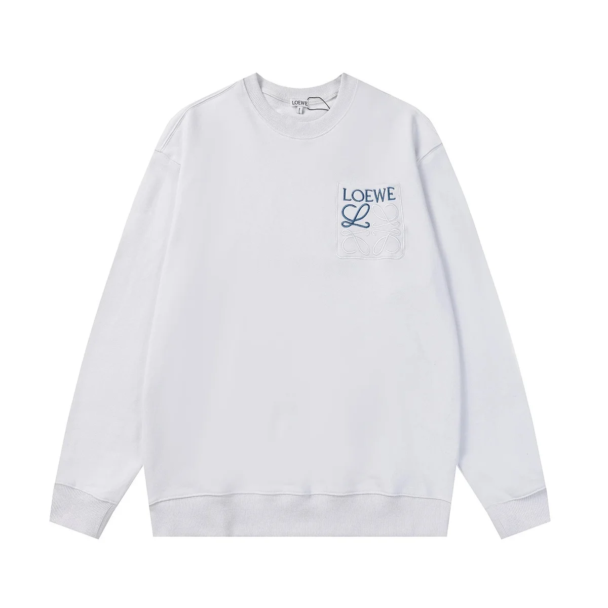 Loewe Loewe Anagram White Sweatshirt White