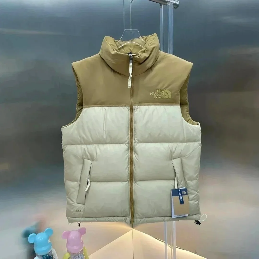 The North Face The North Face Nuptse Beige & Khaki Vest Beige - 1