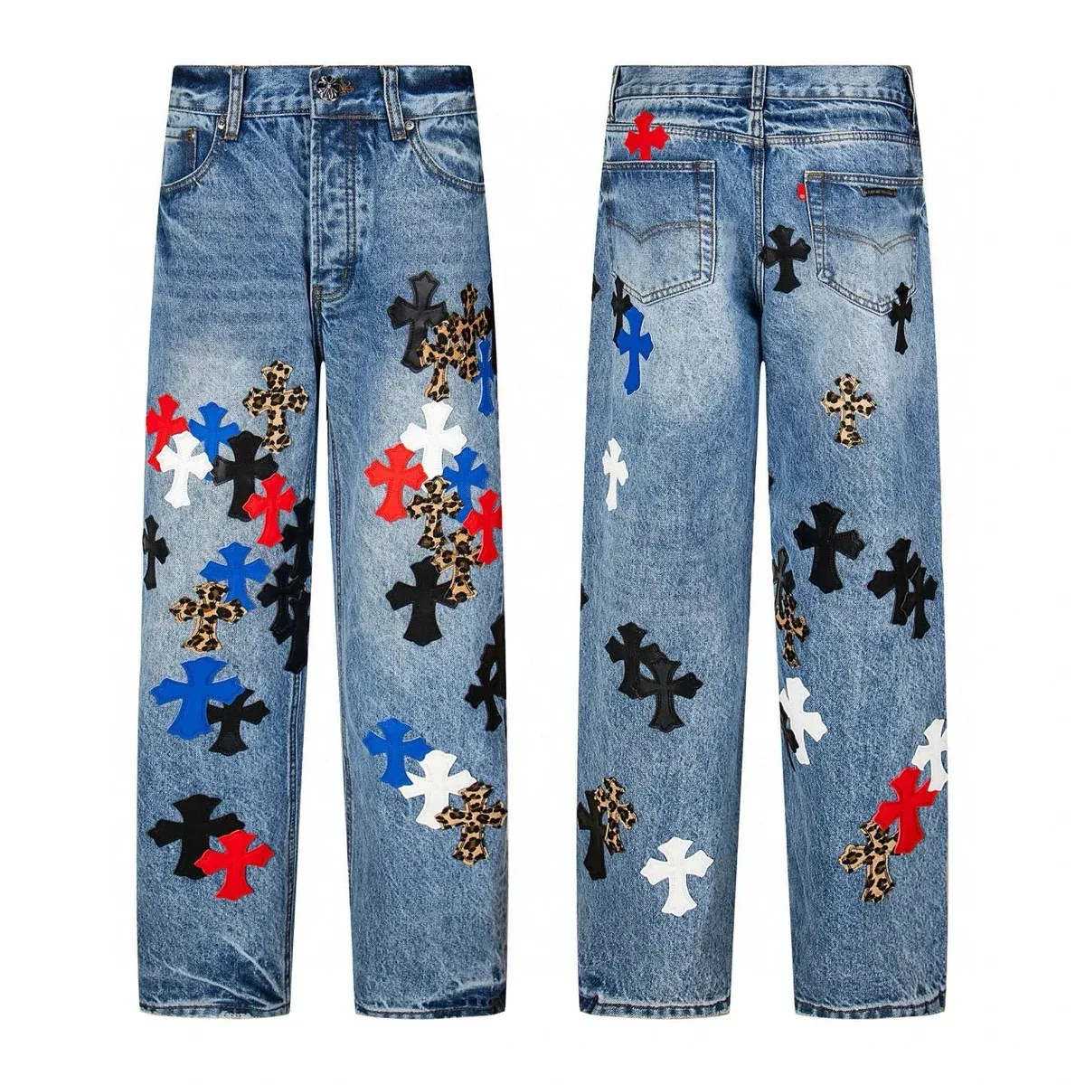 Chrome Hearts Chrome Hearts CH Cross Assorted Cross Jeans Blue