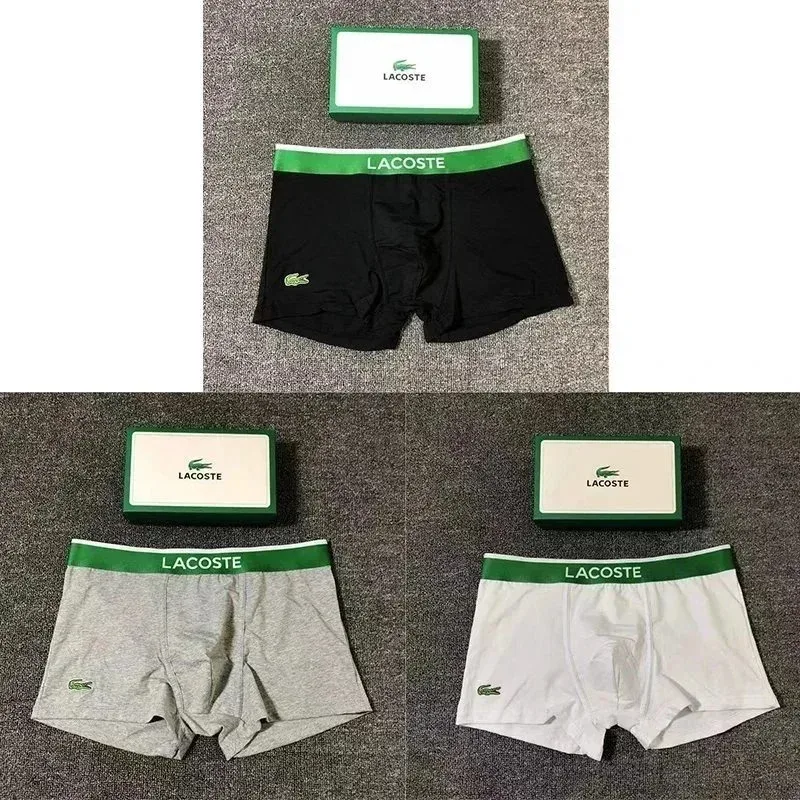 Lacoste Lacoste White/Black/Grey Gift Set Boxer Shorts Multicolor - 1