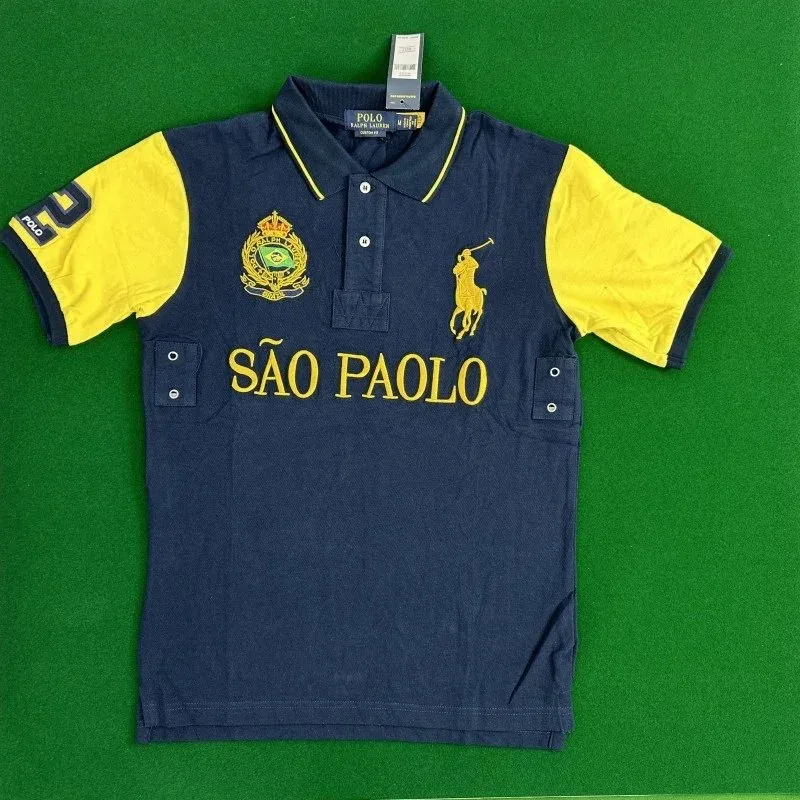 Polo Ralph Lauren Polo Ralph Lauren São Paulo宝蓝 Polo Shirt Blue - 1