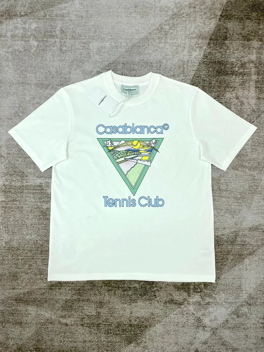 Casablanca Casablanca Tennis Club White T-Shirt White - 1