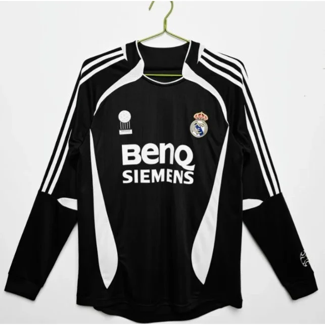 Other Black Long-Sleeve Real Madrid Jersey Black - 1