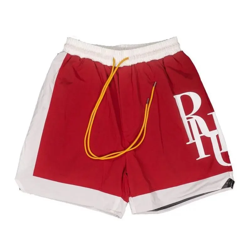 Rhude Rhude Red/White Logo Shorts Red - 1