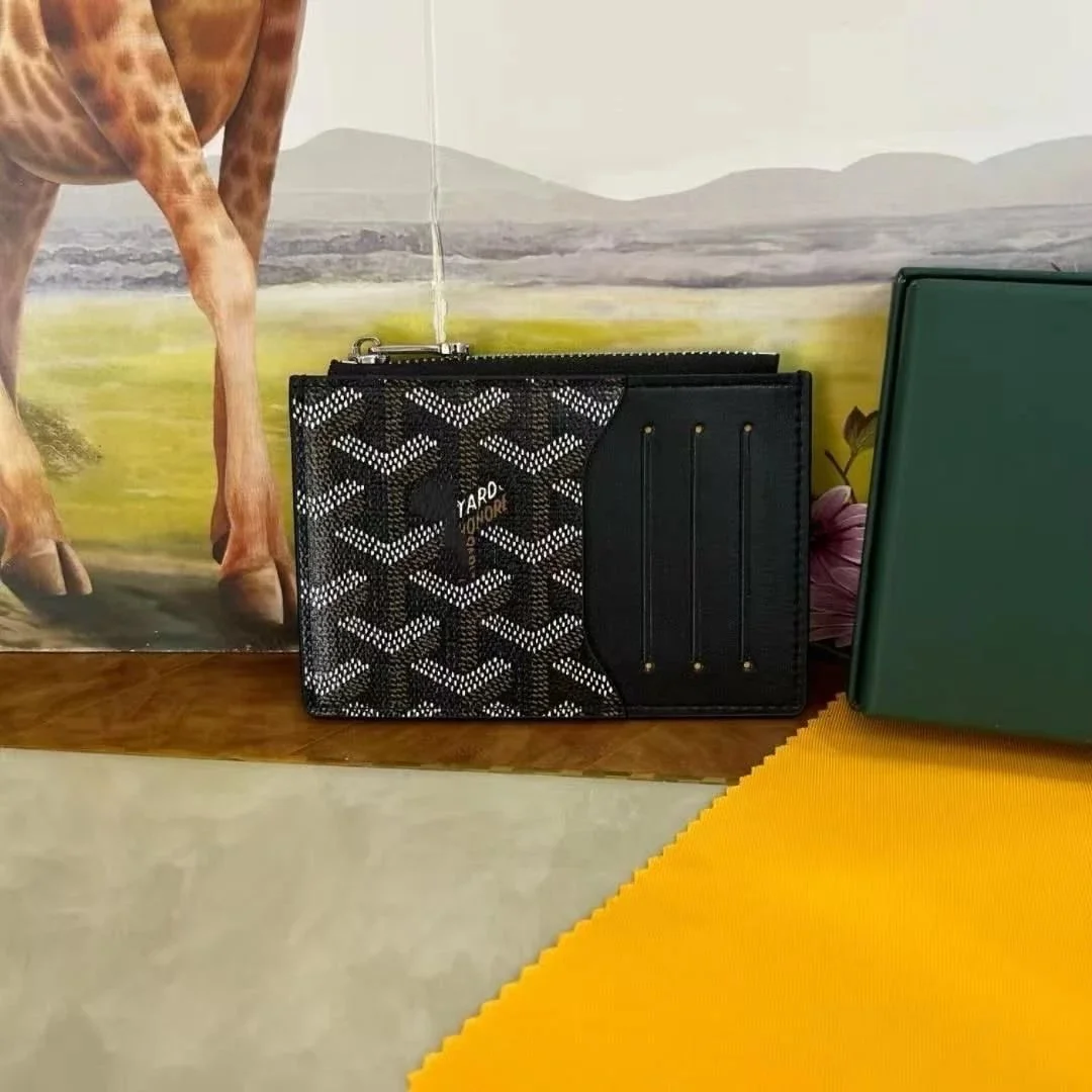 Goyard Goyard Monogram Card Holder Black Black
