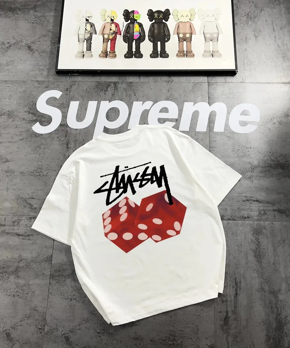 Stussy Stussy Stüssy Dice White T-Shirt White - 1