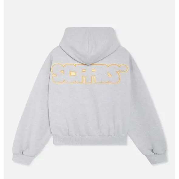 Other Grey SCARS Hoodie with Yellow Outline Print Grey - 1