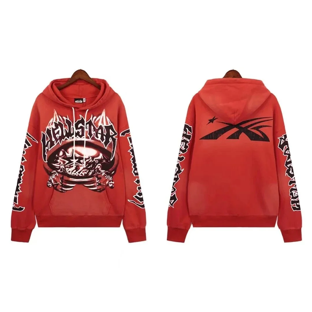 Trapstar Trapstar HO-06 Red Graphic Hoodie Red - 1