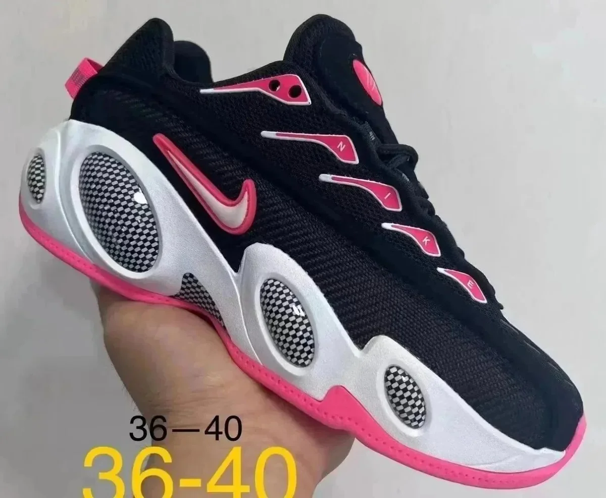 Nike Nike Air Max White Pink Black Sneakers Black - 1