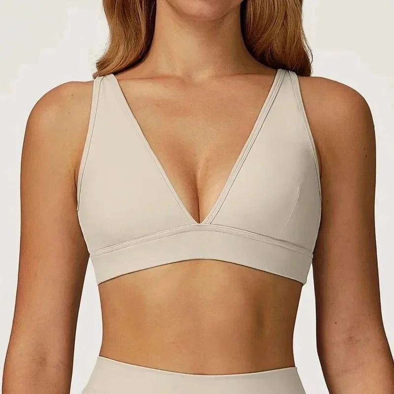 Other Yogurt Beige Sports Bra Underwear Beige - 1