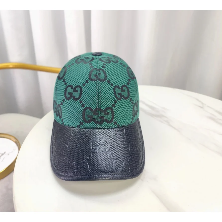 Gucci Gucci Interlocking G Green/Black Baseball Cap Green