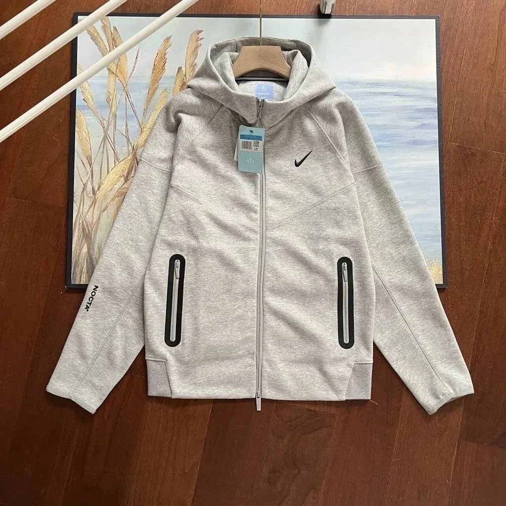 Nike Nike Sportswear Grey Heather Zip-Up Hoodie Grey