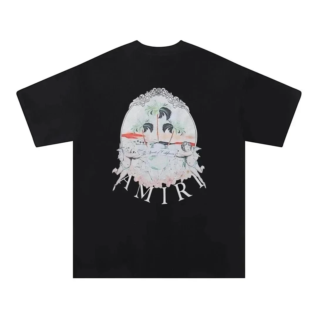 Amiri Amiri Black 'AMIRI' Graphic T-Shirt Black - 1