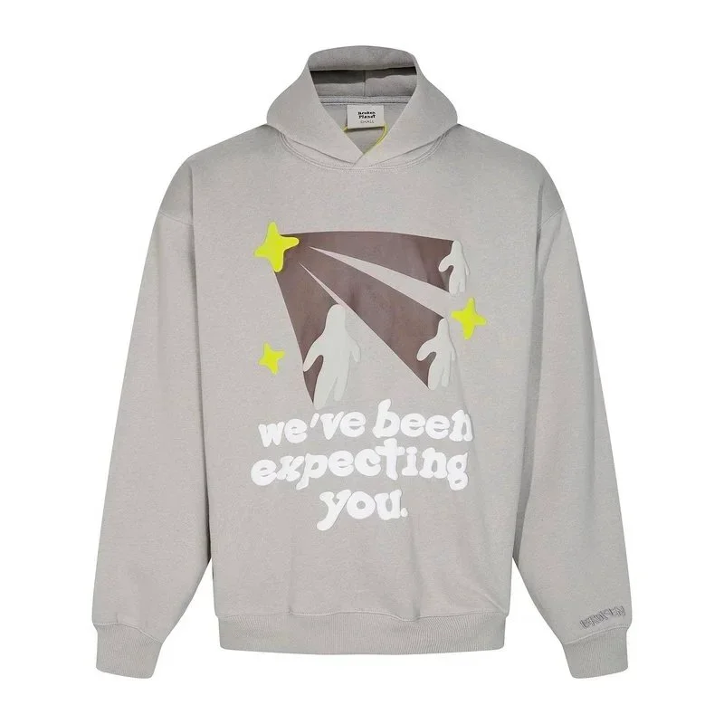 Broken Planet Broken Planet We've Been Expecting You Hoodie 25 Grey Grey - 1