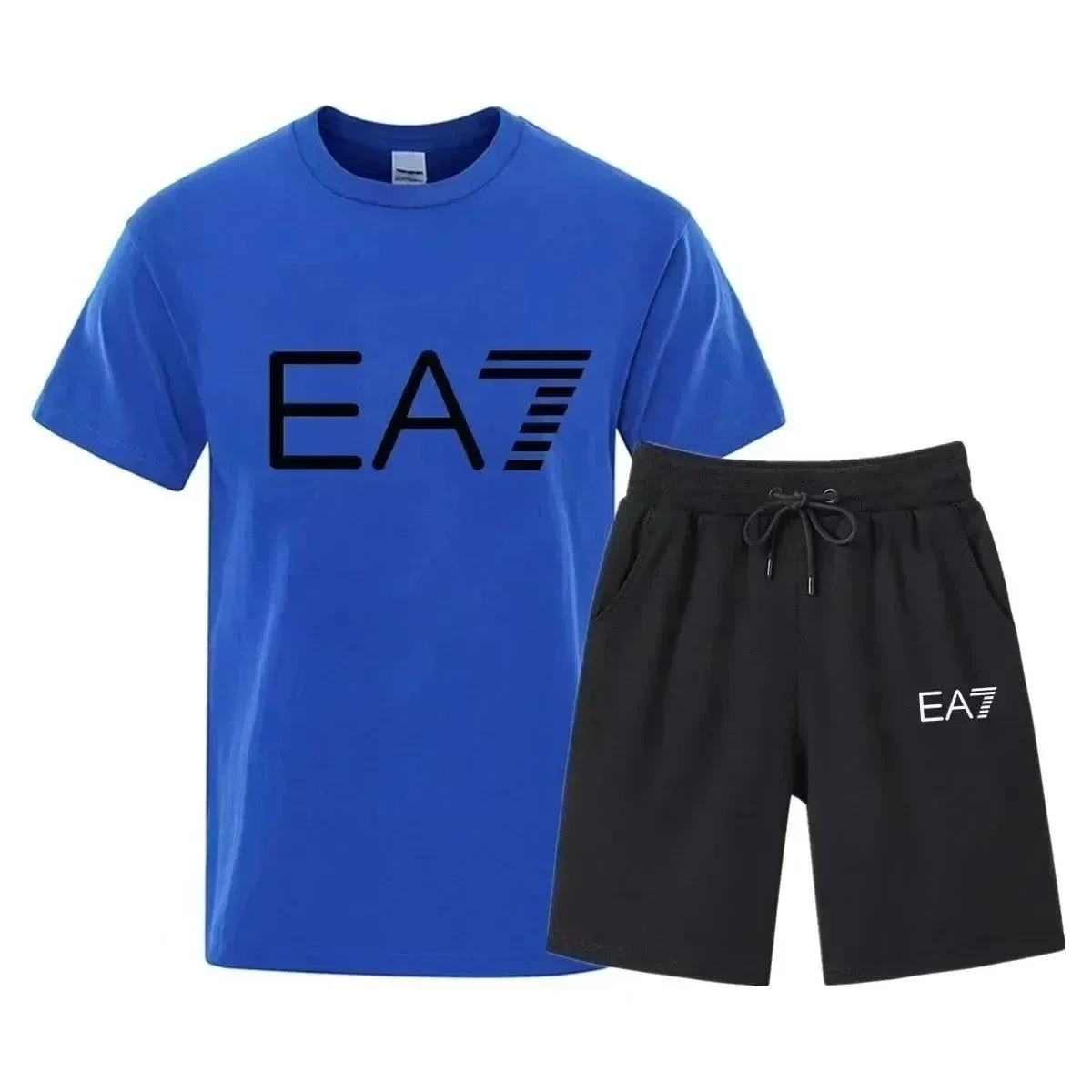 Armani Exchange Armani Exchange EA7 Blue/Black Co-ord Set Blue