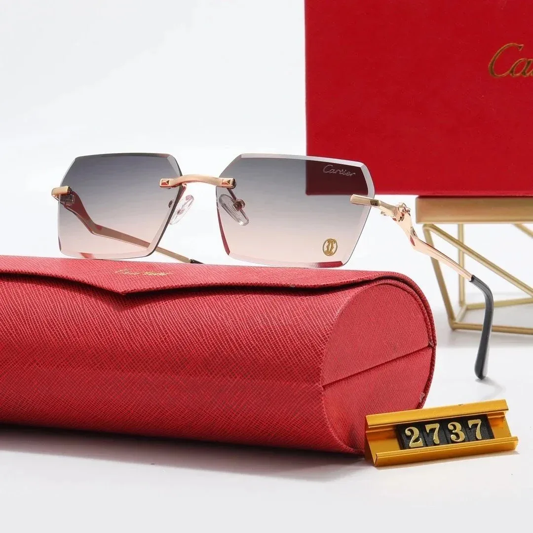 Cartier Cartier Soleil Blanc Gradient Sunglasses Gold - 1
