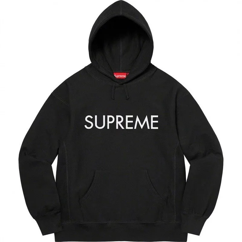 Supreme Supreme Box Logo Black Hoodie Black - 1