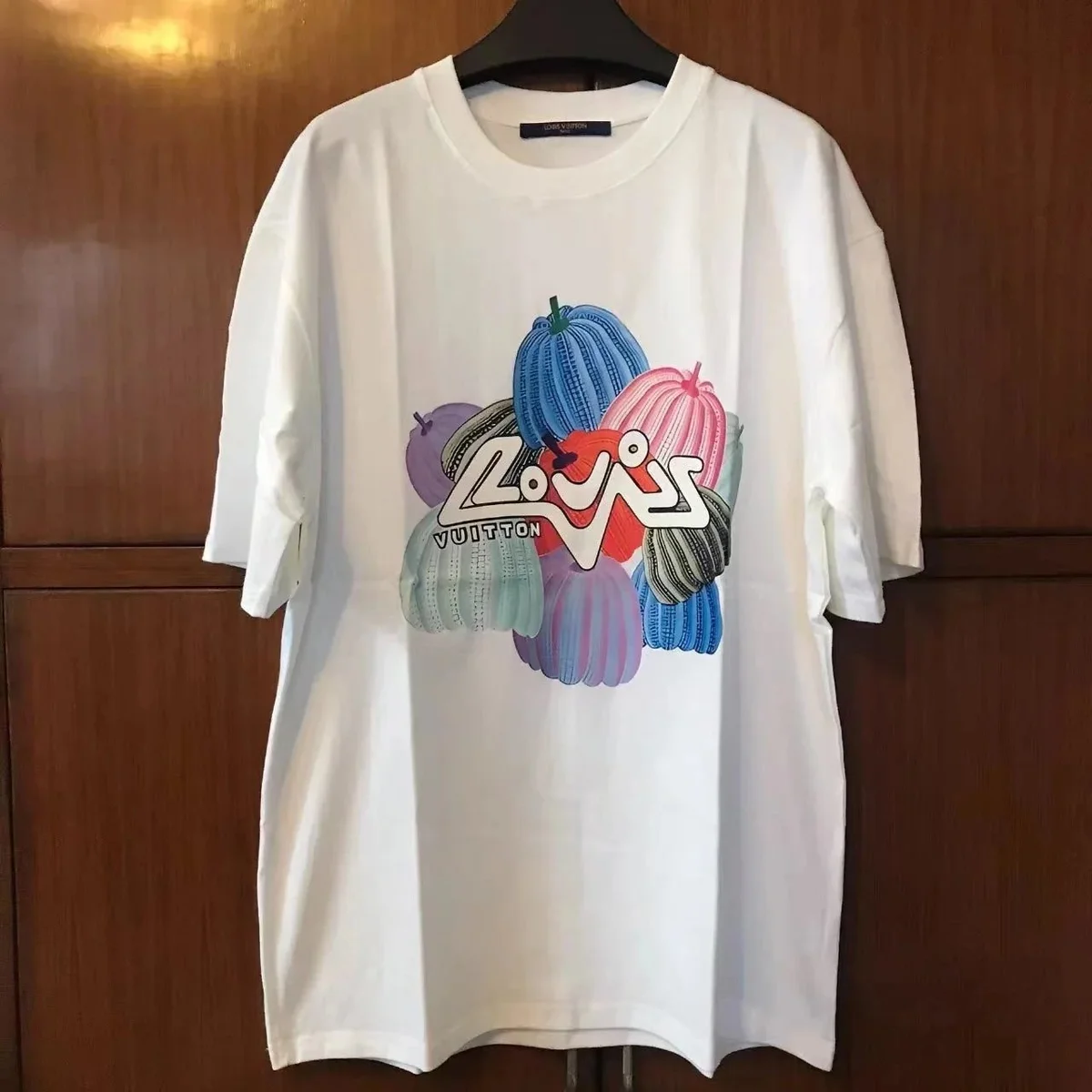 Louis Vuitton Louis Vuitton Cactus Print White Oversized T-Shirt White