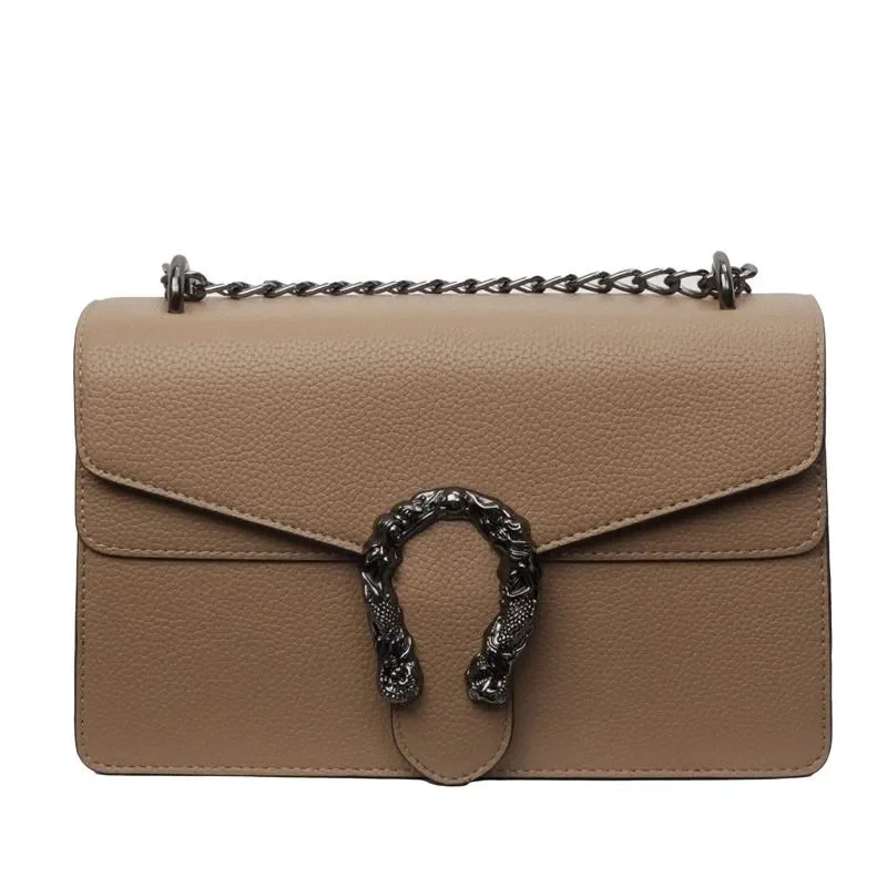 Dior Dior Lady Dior Beige Snake Buckle Crossbody Bag Beige - 1