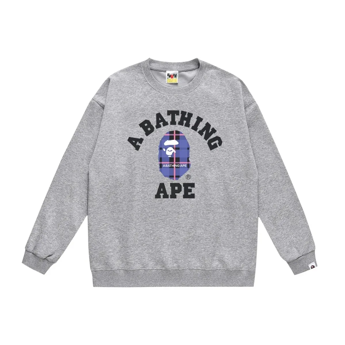 A Bathing Ape A Bathing Ape BAPE STA 496 Gray Hoodie Grey - 1