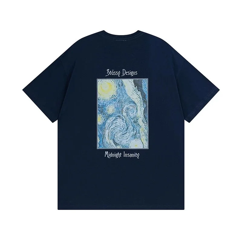 Stussy Stüssy Stussy Designs Midnight Insanity Navy T-Shirt Navy - 1
