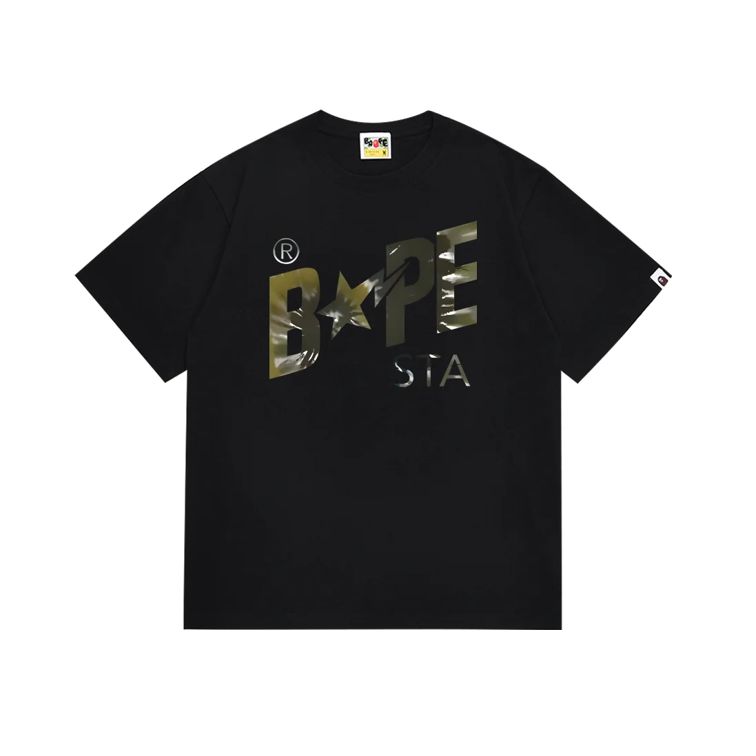 A Bathing Ape A Bathing Ape BAPE STA Black T-Shirt Black - 1