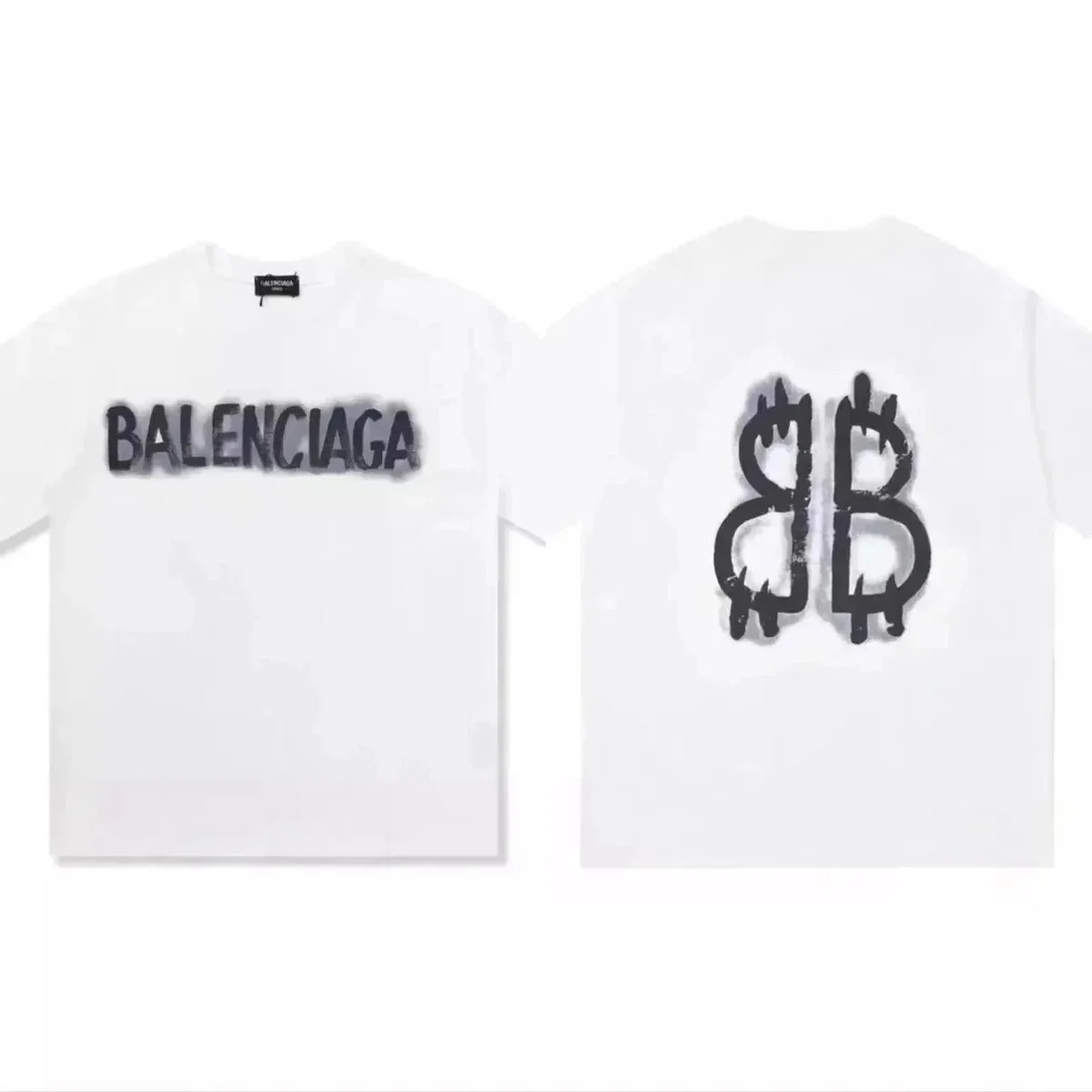 Balenciaga Balenciaga 'BALENCIAGA' White T-Shirt White - 1
