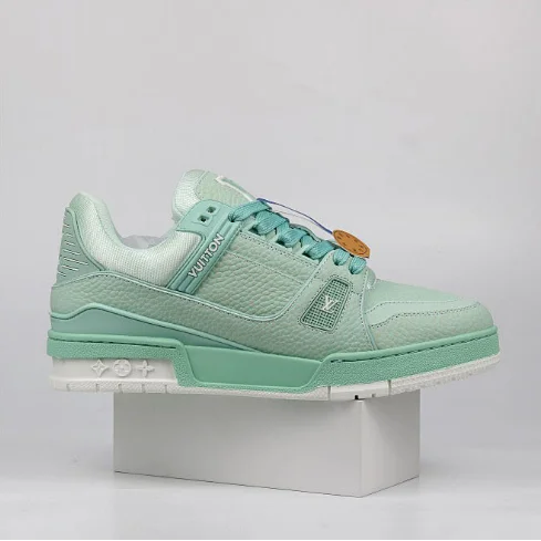 Louis Vuitton Louis Vuitton LV Trainer Mint Green Sneakers Green