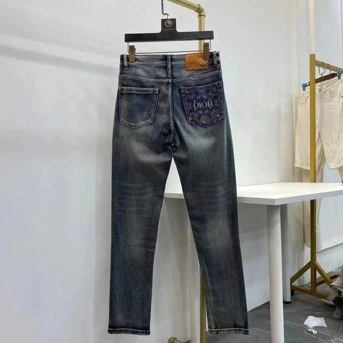 Dior Dior Classic Jeans Dark Wash Denim Blue - 1