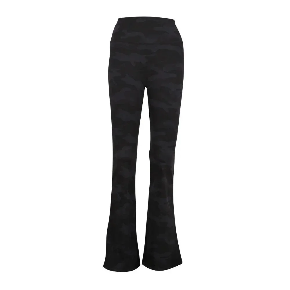 Other Camo Flare Pants Black Camouflage Bottoms Black - 1