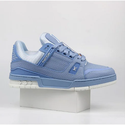 Louis Vuitton Louis Vuitton LV Trainer Sky Blue/White Sneakers Blue