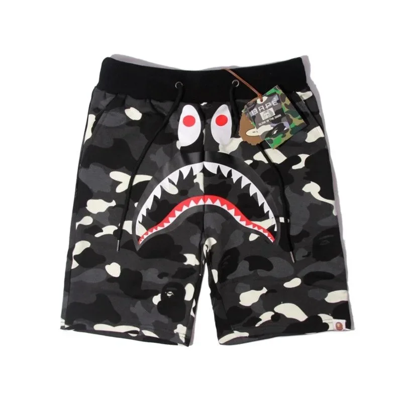 A Bathing Ape A Bathing Ape BAPE STA Camo Shark Shorts Multicolor - 1