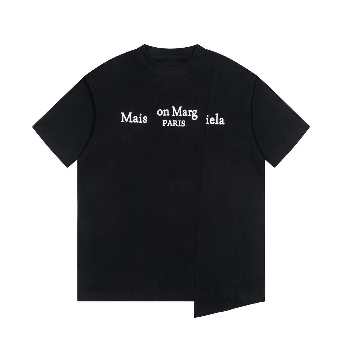 Maison Margiela Maison Margiela Replica Black Logo T-Shirt Black