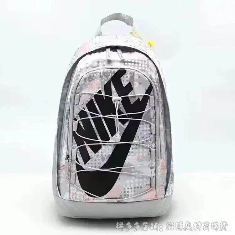 Nike Nike White/Pink/Black Printed Backpack White