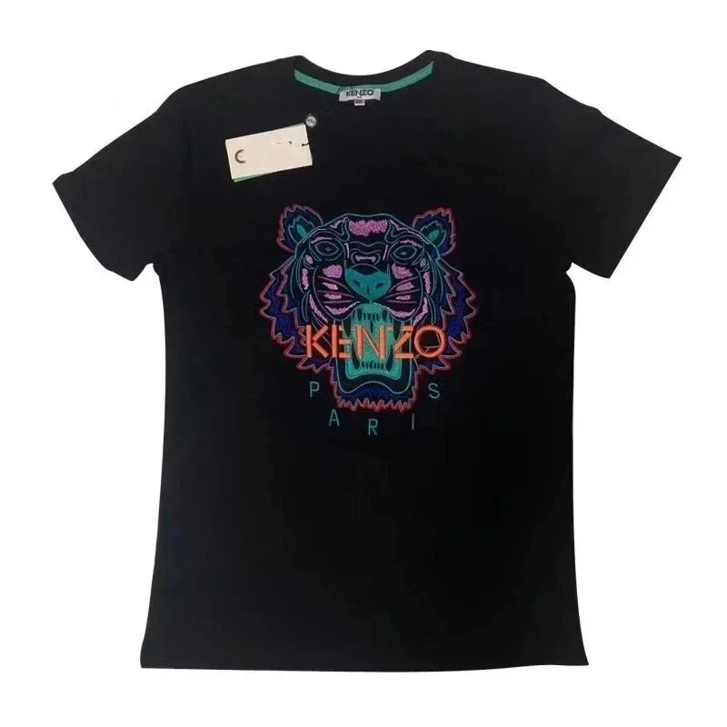 Kenzo Kenzo Tiger Head Black T-Shirt Black - 1