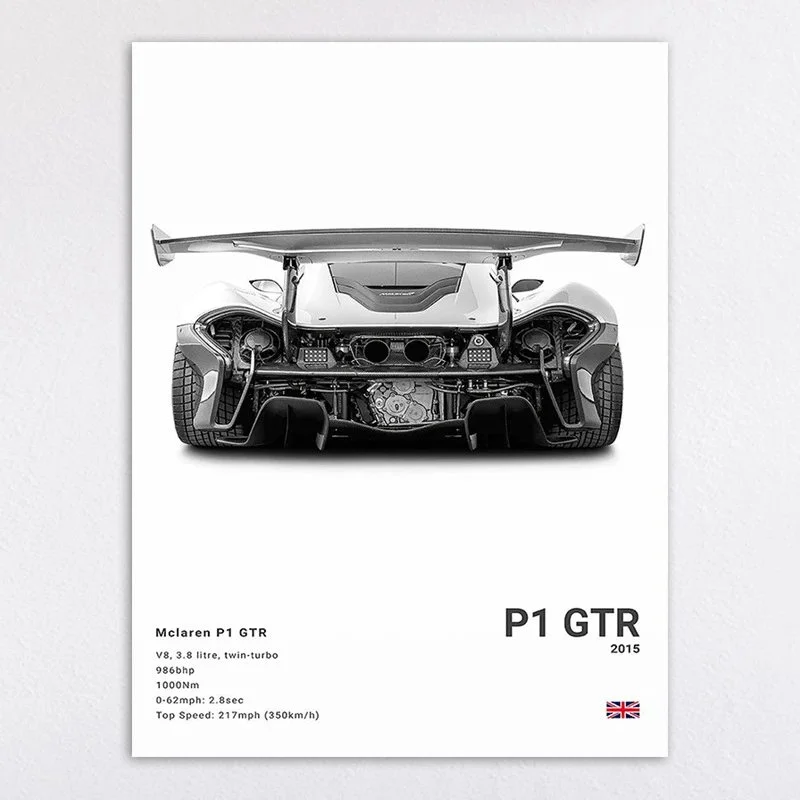 McLaren P1 GTR 2015 Art Print — Oopbuy Spreadsheet find