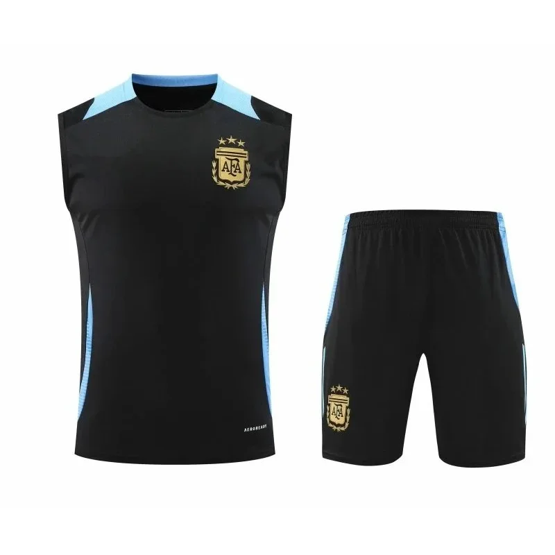Other Argentina Football Kit Black & Light Blue Set Black - 1