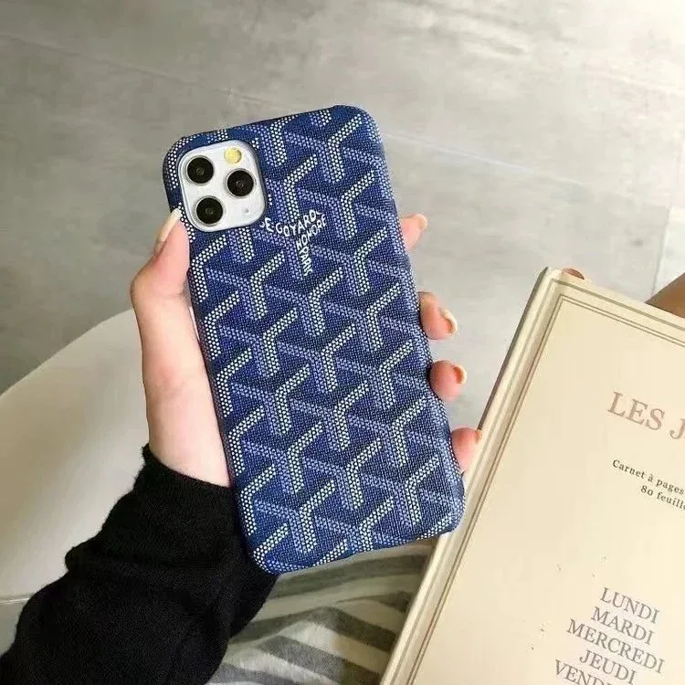 Goyard Goyard Monogram Blue iPhone Case Blue