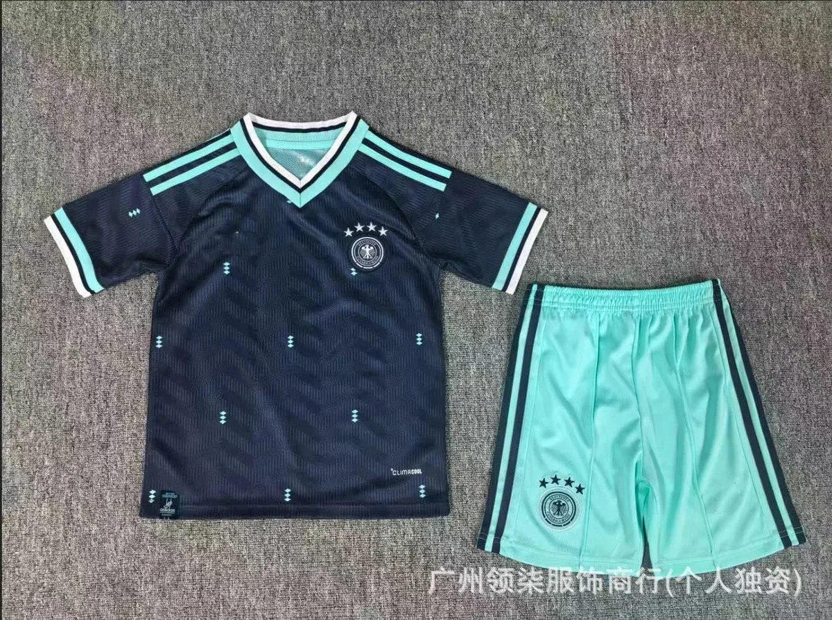 Adidas Adidas Germany Away Kids Soccer Jersey & Shorts Set Navy