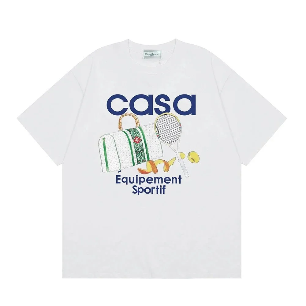 Casablanca Casablanca Tennis Club BB010128122 White T-Shirt White