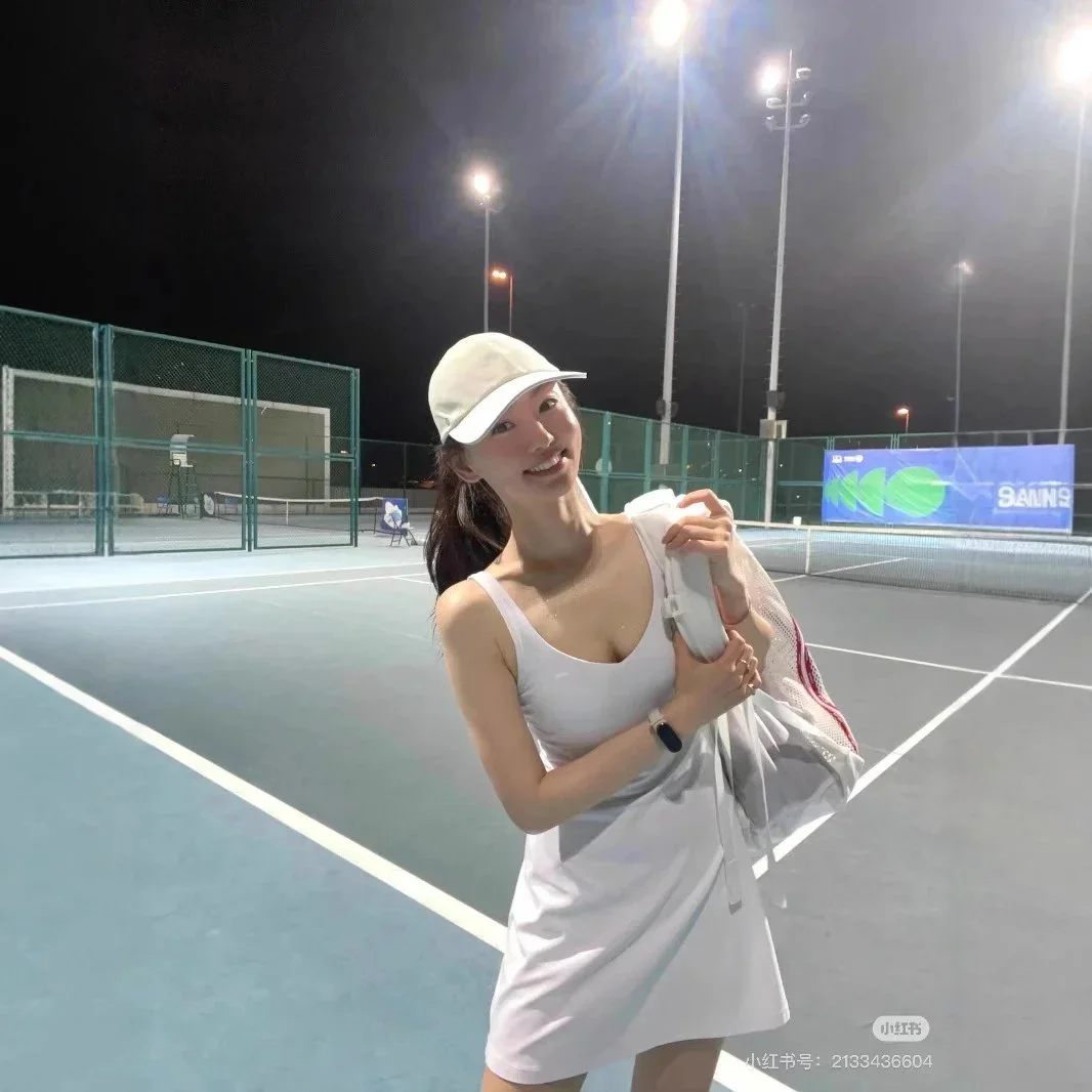 Other White Tennis Dress for Women White - 1