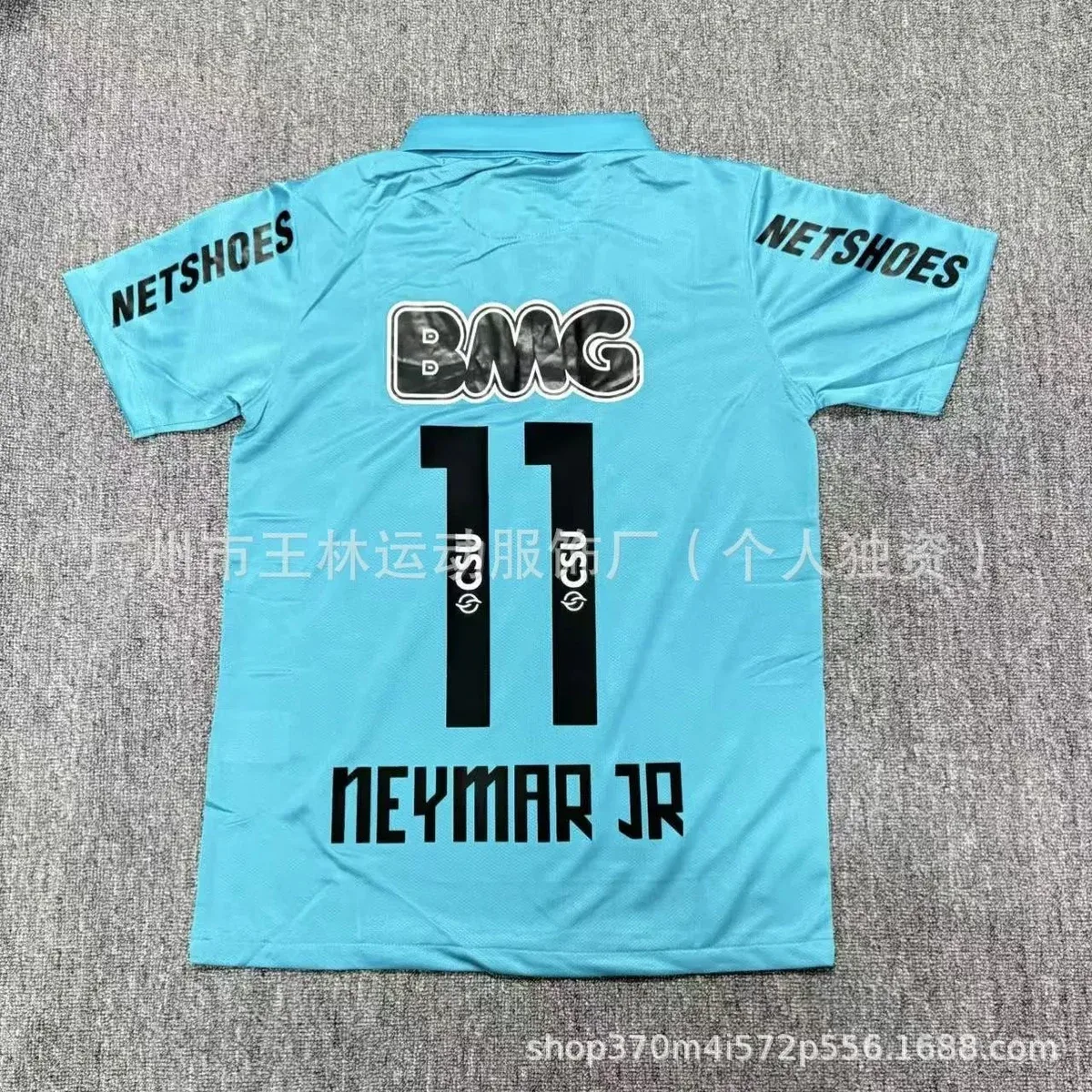 Other Santos Blue (11号) Neymar Jr. Jersey Football Shirt Blue - 1