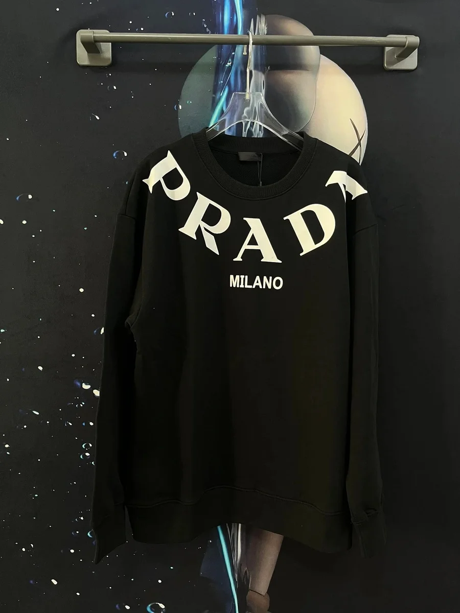 Prada Prada Black/White Logo Sweatshirt Black