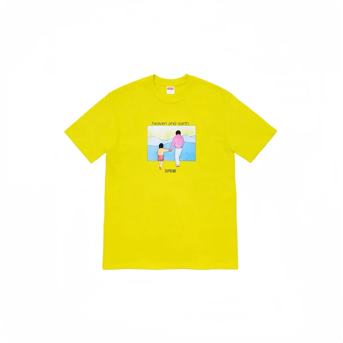 Supreme Supreme 'Heaven and Earth' Yellow T-Shirt Yellow - 1