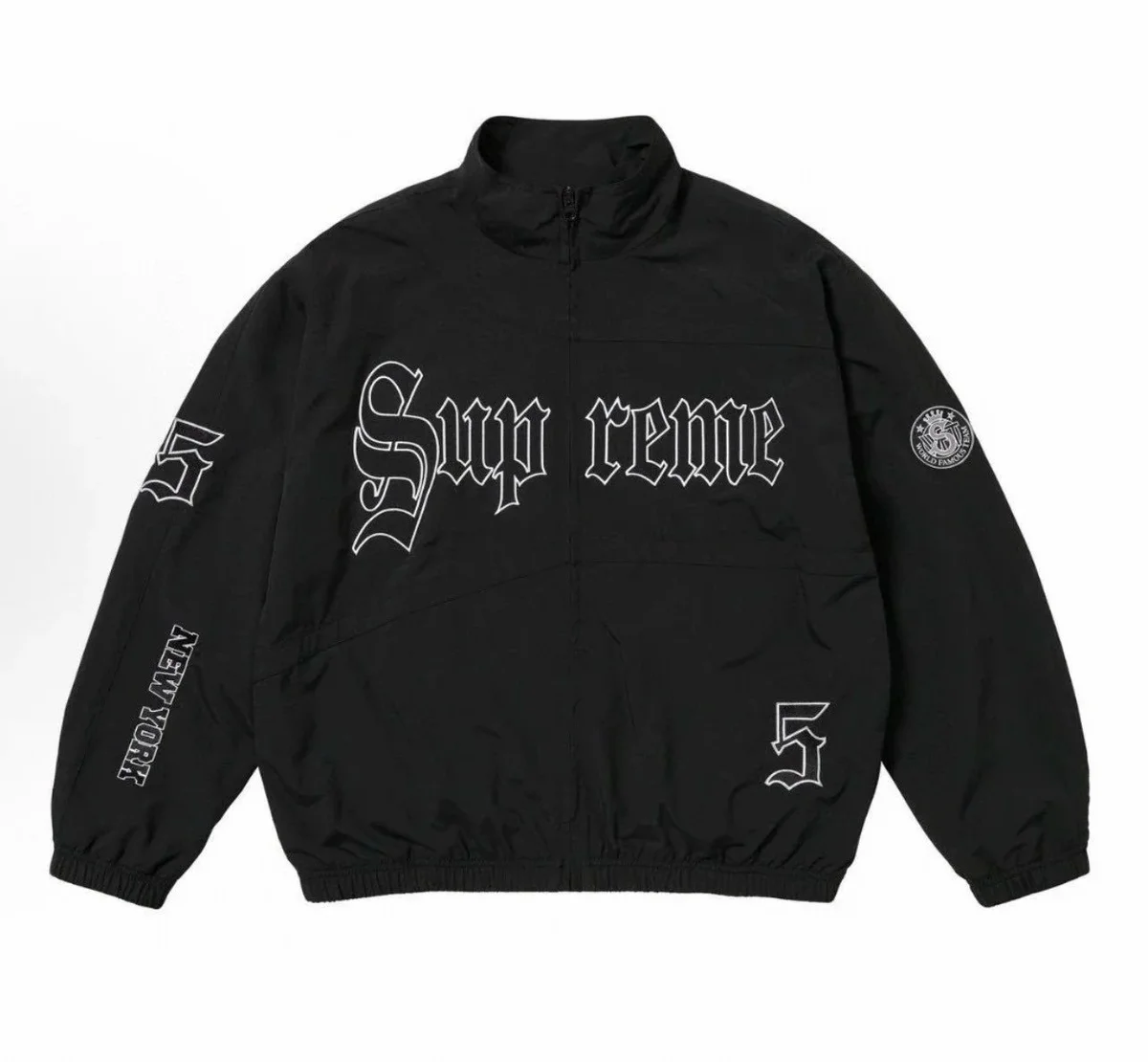 Supreme Supreme Supreme Black Track Jacket Black