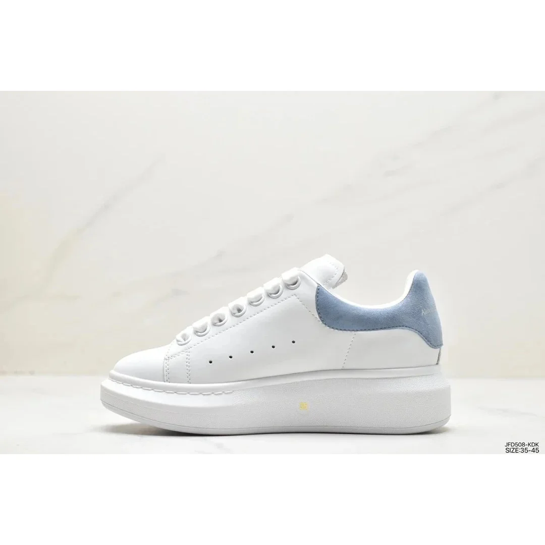 Alexander McQueen Alexander McQueen McQueen White/Blue Sneakers White - 1