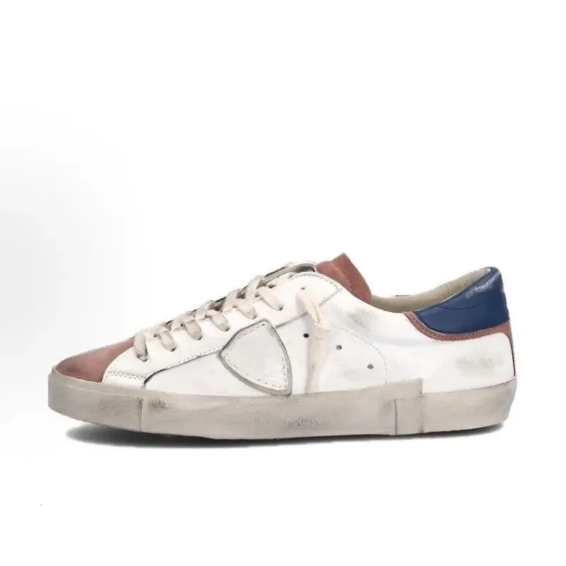 Philippe Model Phileas White/Rust/Blue Sneakers