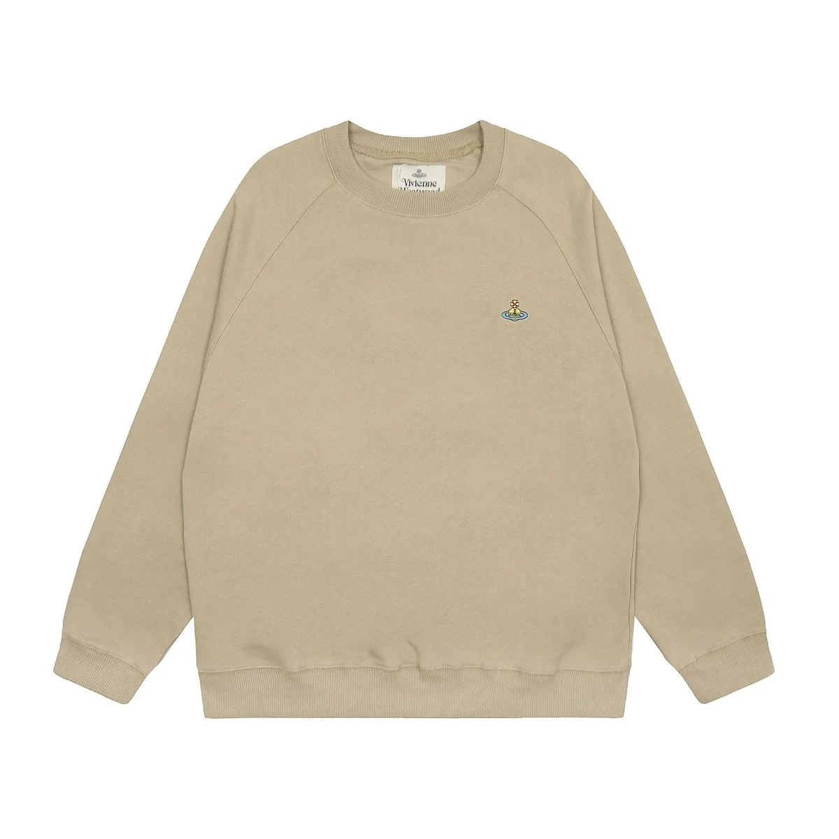 Vivienne Westwood Vivienne Westwood Orb Beige Crewneck Sweatshirt Beige - 1